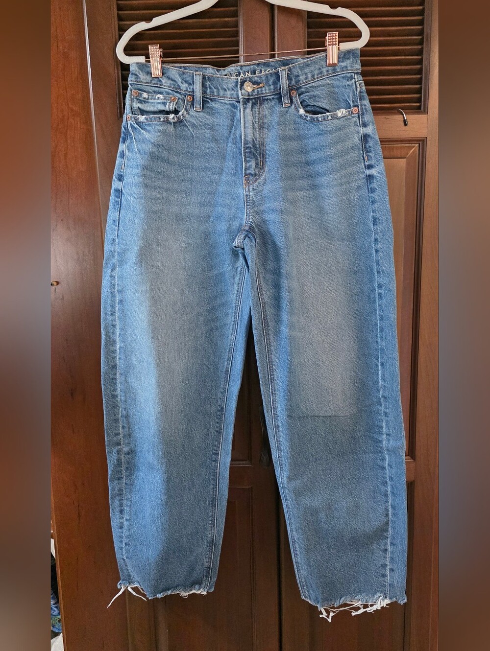 American Eagle Barrel Jeans 2 Long